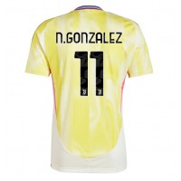 Camiseta Juventus Nicolas Gonzalez #11 Segunda Equipación Replica 2024-25 mangas cortas